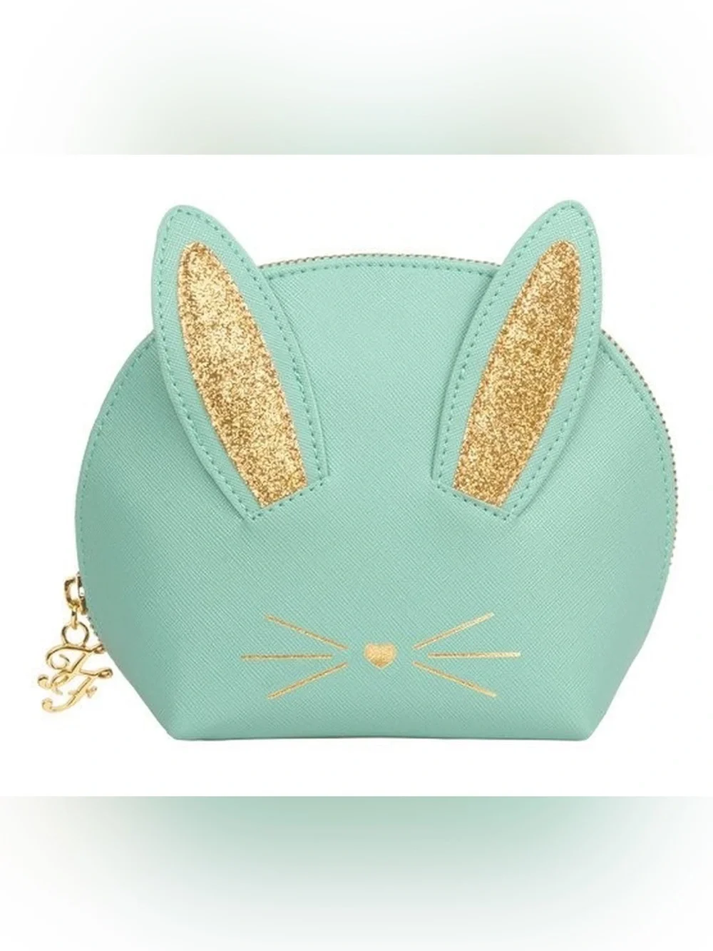 Too Faced Teal Cool‎ Not Cruel Bunny Makeup Bag